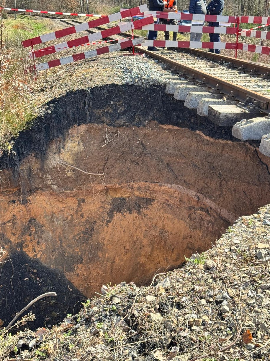 Zapadlisko w Trzebini /