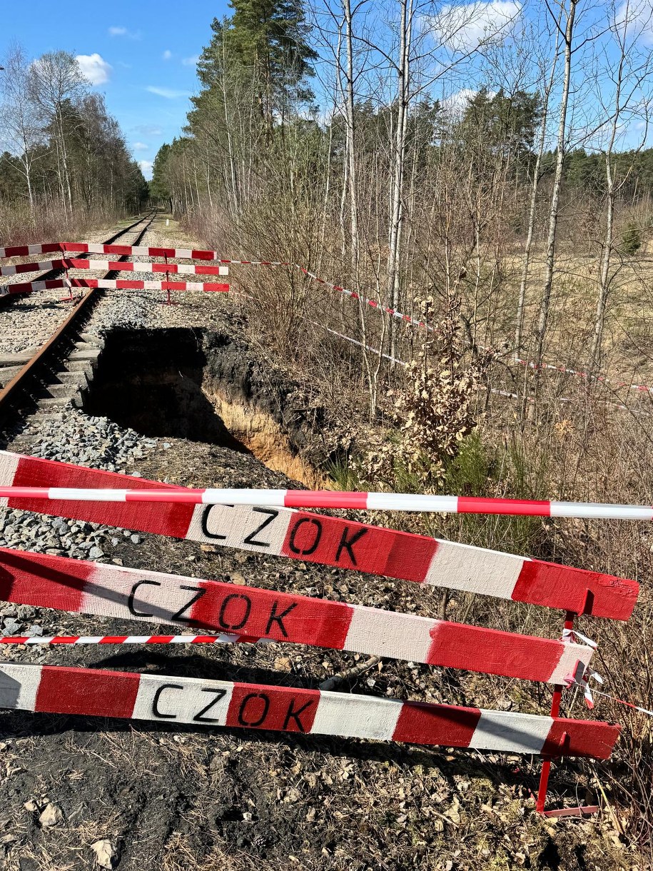 Zapadlisko w Trzebini /