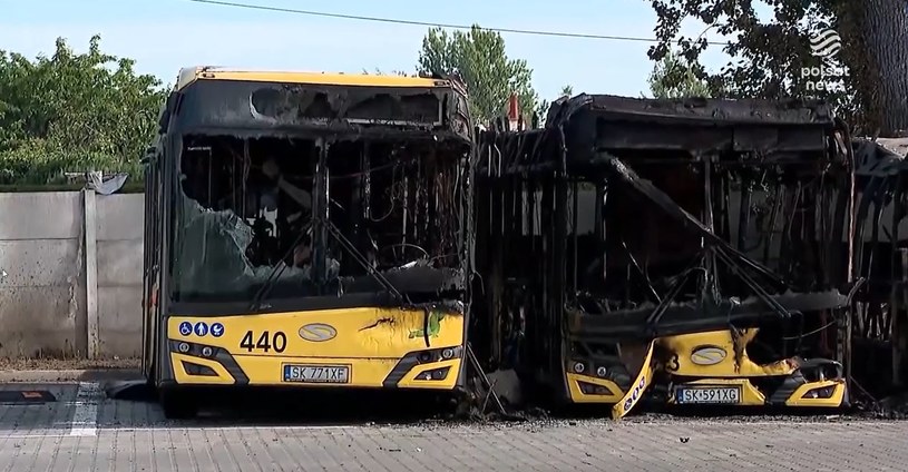 Zapaliła się zajezdnia autobusowa w Bytomiu. Będą utrudnienia dla mieszkańców