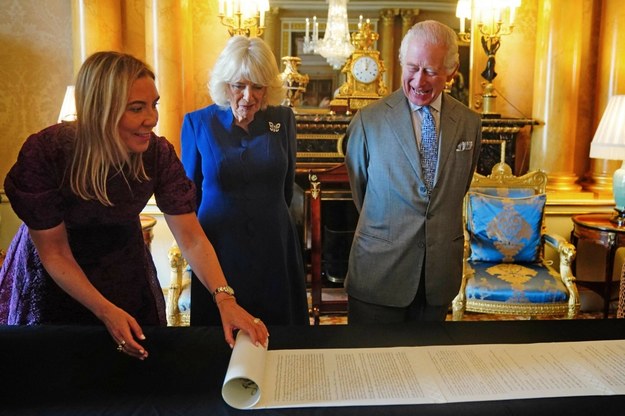 Zapis koronacji brytyjskiej pary królewskiej /VICTORIA JONES/AFP /East News