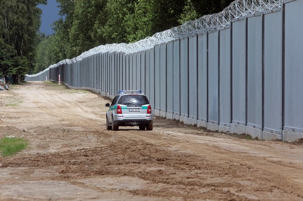 Zapora na granicy z Białorusią /Artur Reszko /PAP