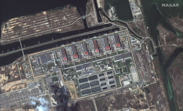 Zaporoska Elektrownia Atomowa /MAXAR TECHNOLOGIES HANDOUT HANDOUT /PAP/EPA