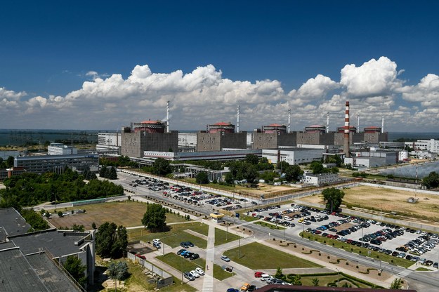 Zaporoska Elektrownia Jądrowa na zdj. z 2019 r. /Dmytro Smolyenko /PAP/Photoshot