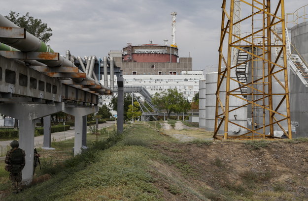 Zaporoska Elektrownia Jądrowa na zdjęciu z 1 września /YURI KOCHETKOV /PAP/EPA