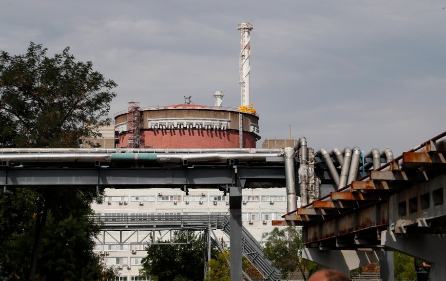 Zaporoska Elektrownia Jądrowa na zdjęciu z 1 września /YURI KOCHETKOV /PAP/EPA