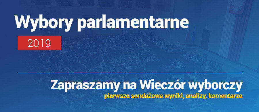 Zapraszamy na Wieczór wyborczy w RMF FM /Grafika RMF FM