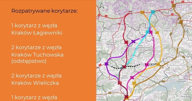 Zaproponowane korytarze wzbudziły sprzeciw mieszkańców /GDDKiA