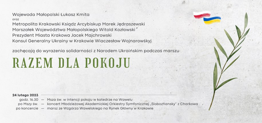 Zaproszenie na marsz /Materiały prasowe