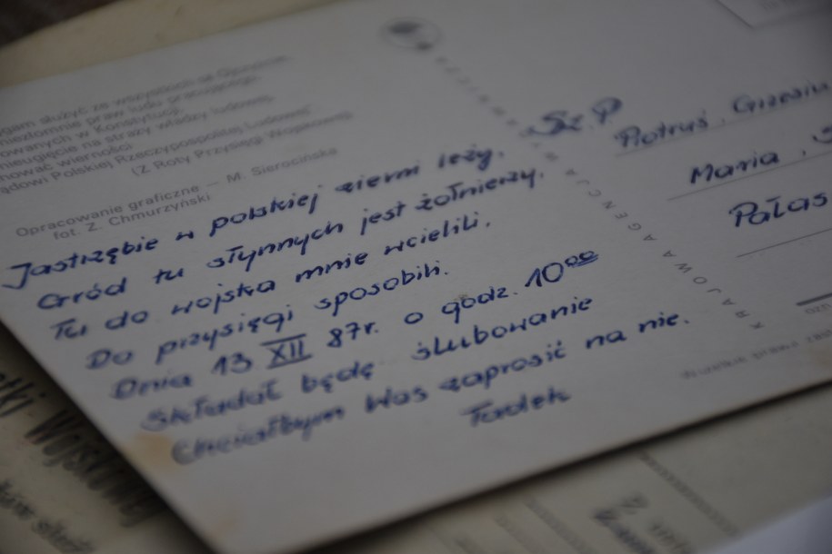 Zaproszenie na przysięgę od Tadeusza Jakowczyka /