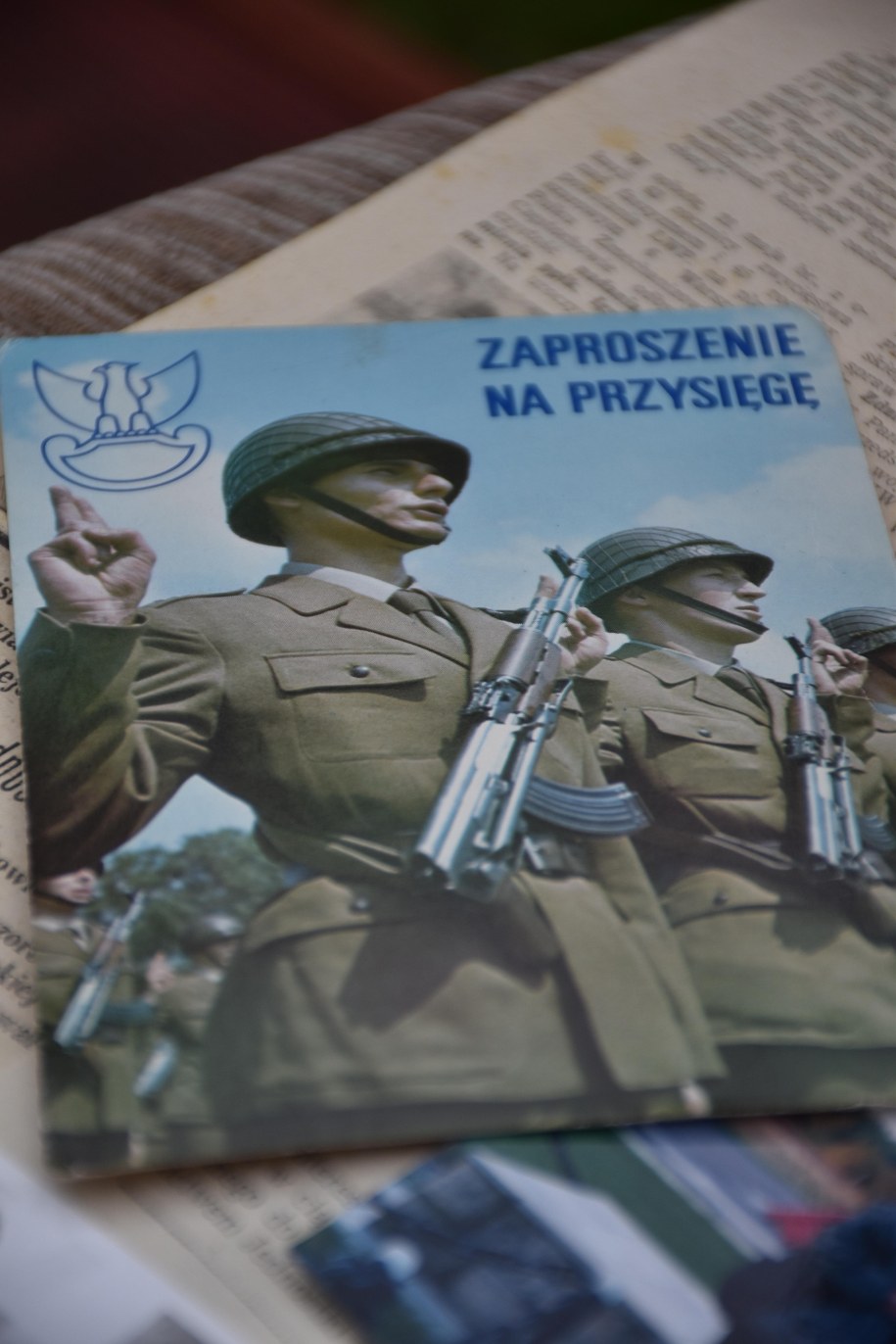 Zaproszenie na przysięgę Tadeusza Jakowczyka /