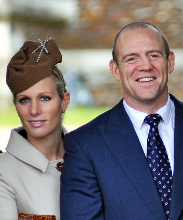 Zara Tindall, wnuczka królowej Elżbiety II, i jej mąż Mike Tindall /MALCOLM CLARKE /PAP/EPA