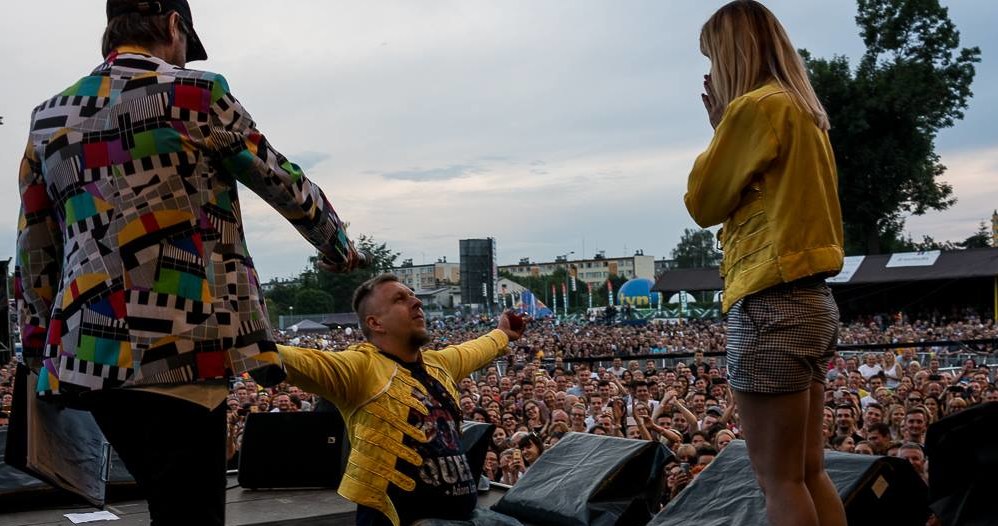 Zaręczyny na scenie Life Festival Oświęcim /Oficjalna strona festiwalu