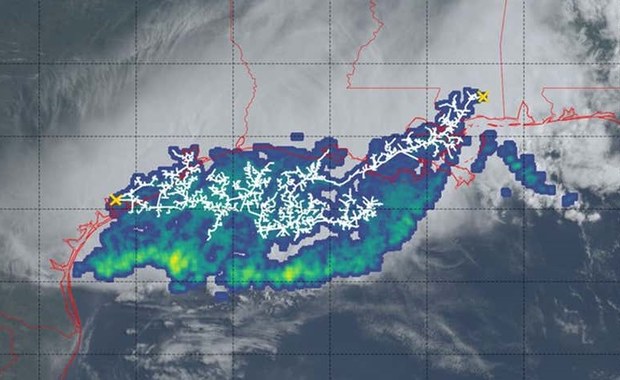Zarejestrowano rekordowe błyskawice. Najdłuższa miała 768 km