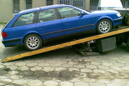 Zarekwirowane audi. Fot. podinsp. Magdalena Zielińska /Policja