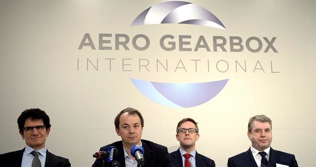 Zarząd Aero Gearbox International na konferencji w Ropczycach /PAP