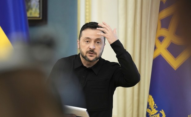 Zaskakujące słowa Zełenskiego. "Do Polski leciały 92 drony"