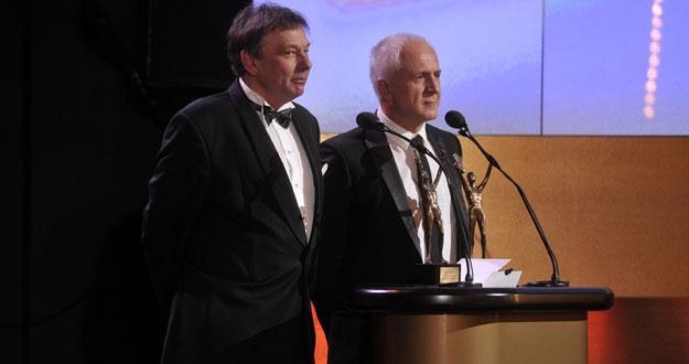 Zaskoczeni laureaci - Zenon Laskowik i Waldemar Malicki /AKPA
