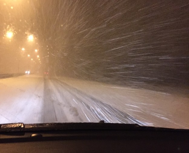 Zaśnieżona autostrada A4 /Gorąca Linia /RMF FM