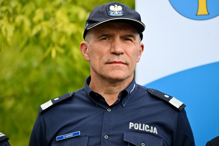 Zastępca Komendanta Głównego Policji nadinspektor Roman Kuster /Piotr Polak /PAP
