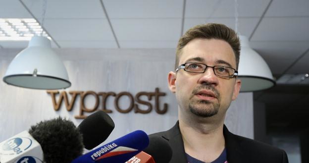 Zastępca redaktora naczelnego "Wprost" Marcin Dzierżanowski, fot. Paweł Supernak /PAP