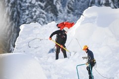 Zasypana śniegiem Bawaria 