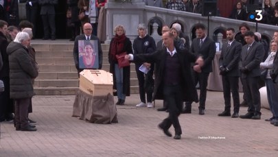Zatańczył przed trumną zamordowanej partnerki. Poruszające nagranie z Francji