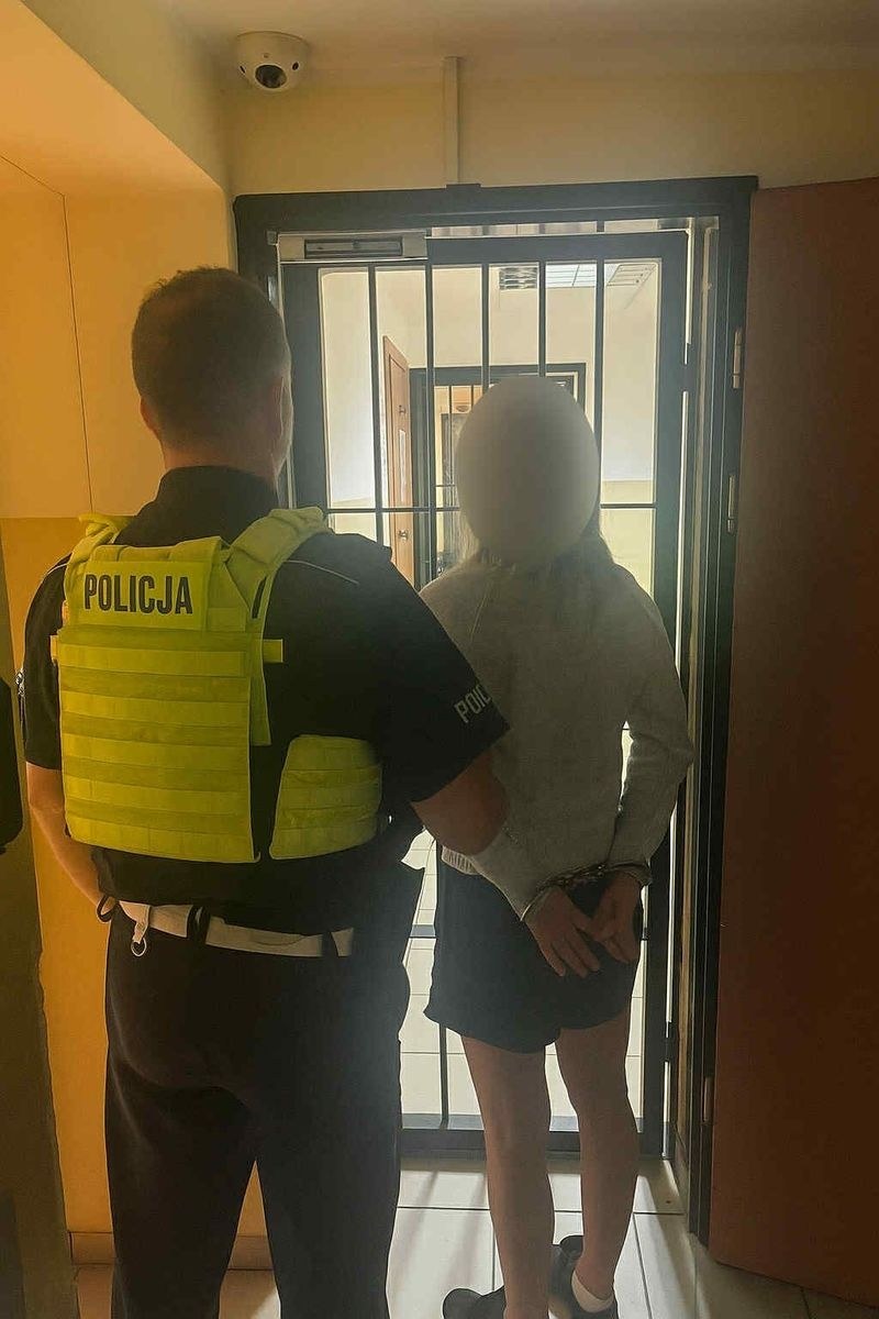 Zatrzymana 53-latka, fot. Policja Sopot /