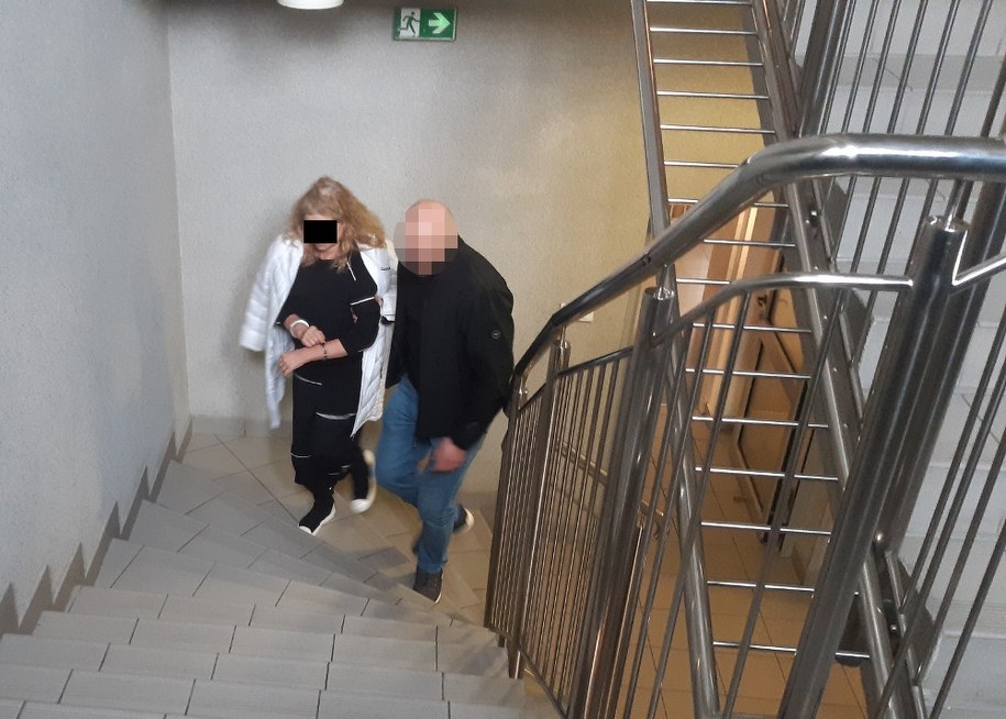 Zatrzymana kobieta /Policja