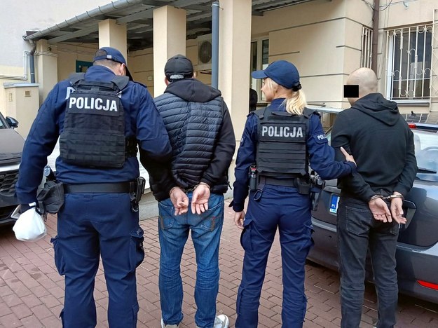 Zatrzymani mężczyźni /KSP /Policja