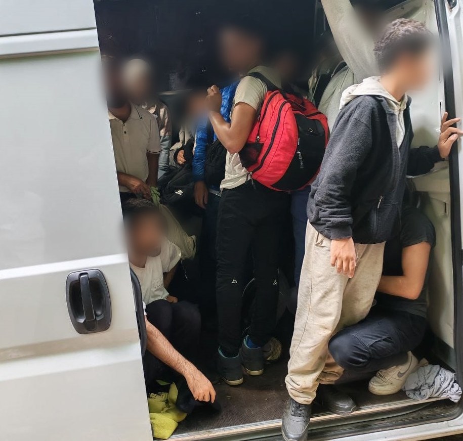 Zatrzymani migranci i kurierzy /Bieszczadzka Straż Graniczna /