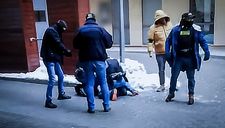 Zatrzymanie jednego z członków Psychofans /Policja