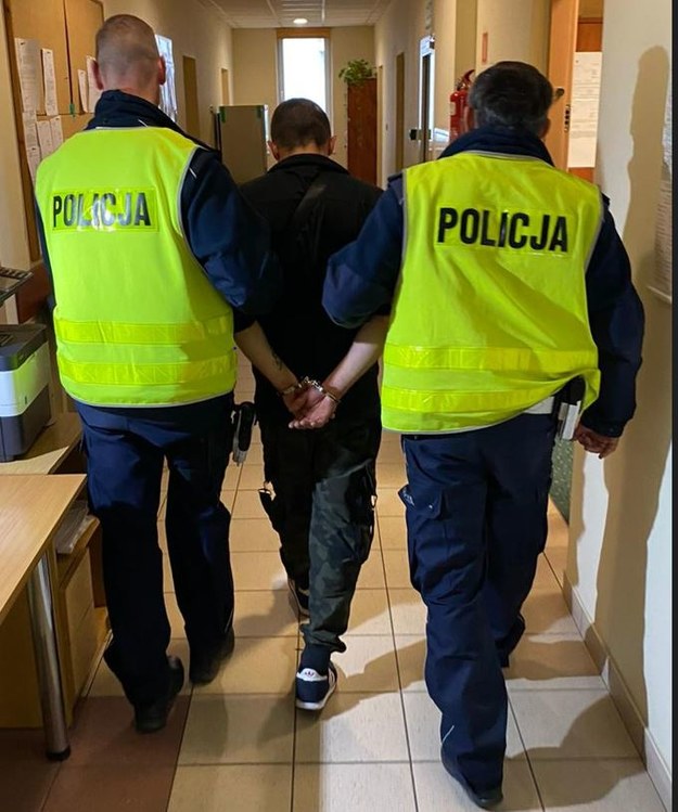 Zatrzymanie podejrzanego o rozbój /KMP Gdańsk /Policja