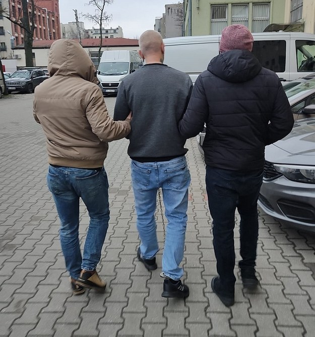 Zatrzymanie podejrzanego o zabójstwo /KMP Łódź /Policja