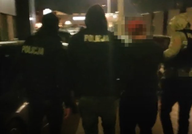 Zatrzymanie podejrzanego /Komenda Miejska Policji w Płocku /Policja
