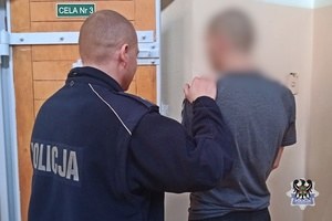 Zatrzymanie podejrzanego /Komenda Miejska Policji w Wałbrzychu /Policja