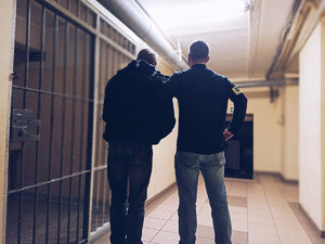 Zatrzymanie podejrzanego /KMP Zabrze /Policja