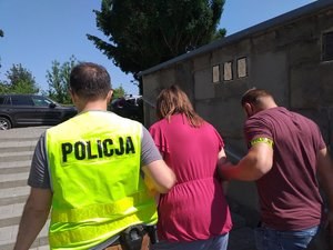 Zatrzymanie podejrzanej /Komenda Miejska Policji w Lublinie /Policja