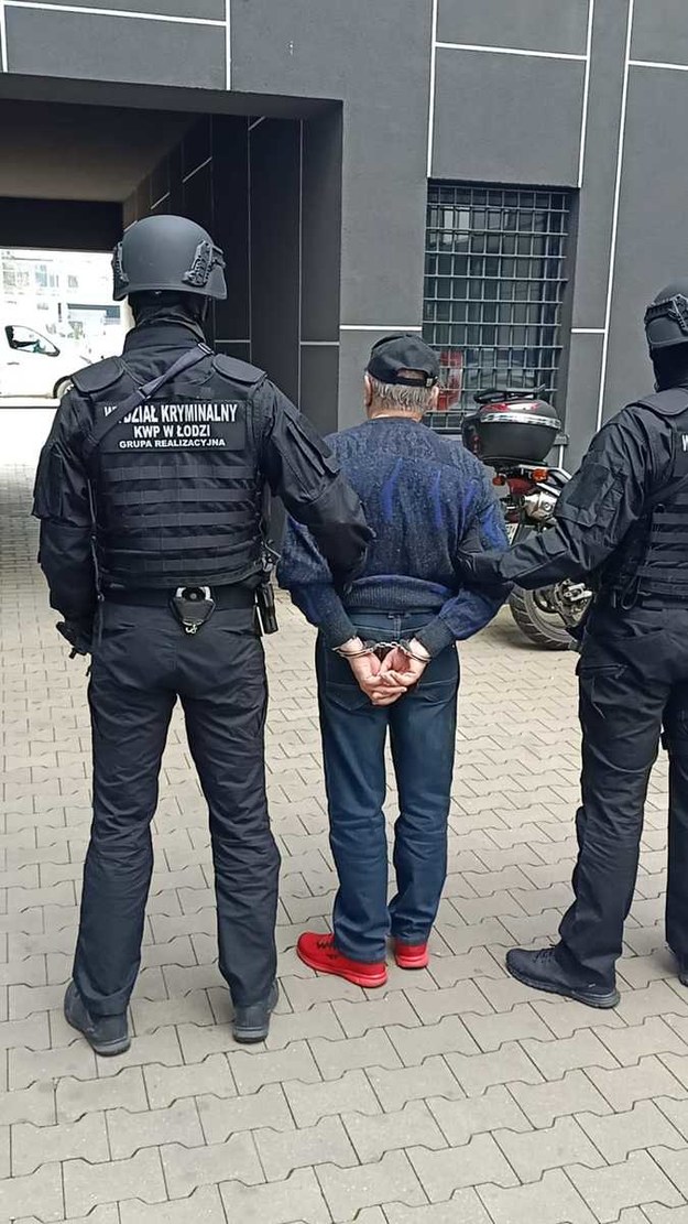 Zatrzymanie podejrzanych /Komenda Wojewódzka Policji w Łodzi  /Policja