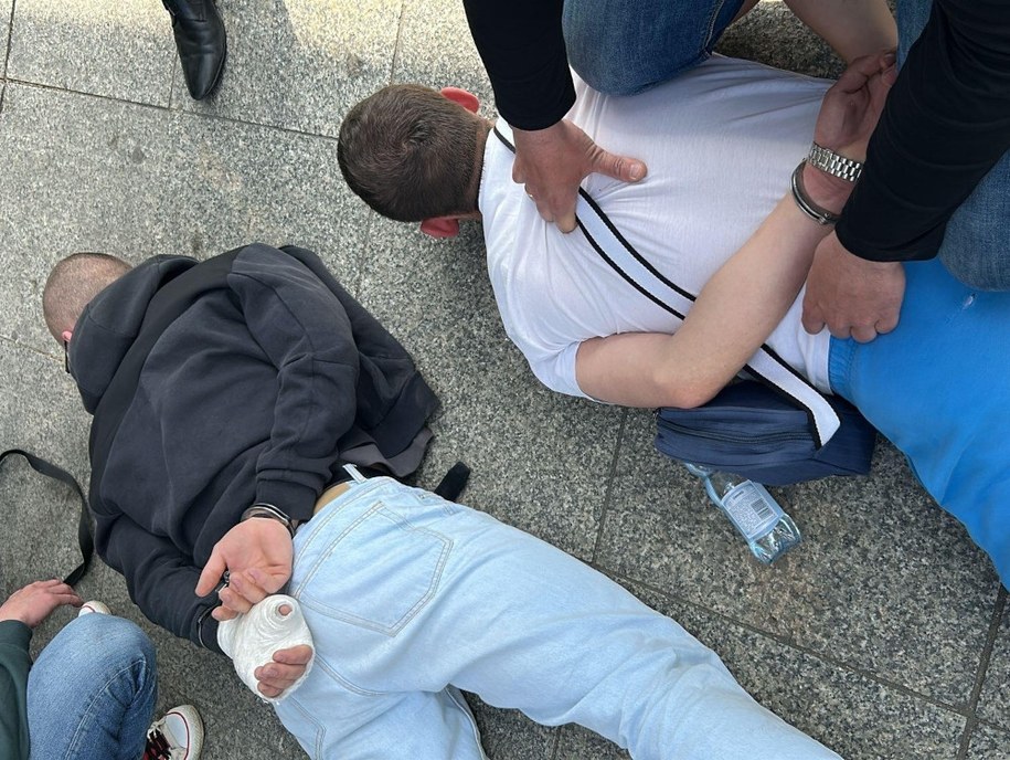 Zatrzymano dwóch 18-latków z Ukrainy /Komenda Stołeczna Policji /Materiały prasowe