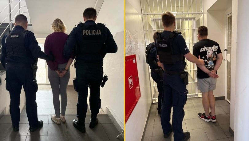 Zatrzymano matkę dziecka i jej partnera /KPP Gniezno /