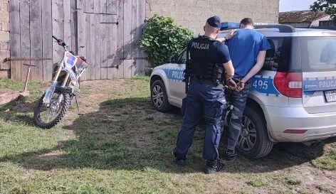 Zatrzymany 16-letni motocyklista /KPP Kartuzy /