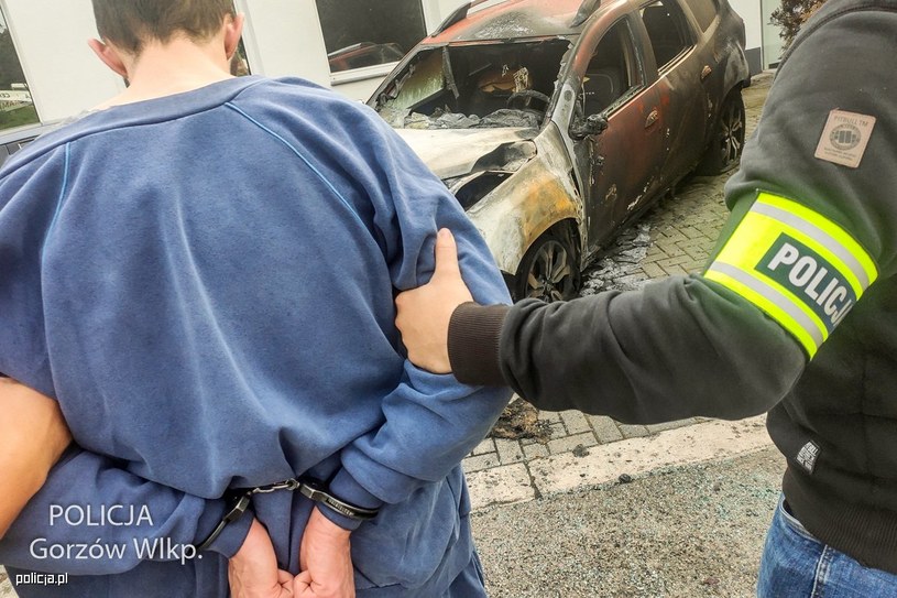 Zatrzymany 23-latek (Źródło: Policja Gorzów Wielkopolski) /Policja