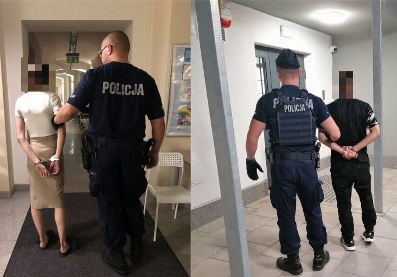Zatrzymany 26-latek i jego 18-letnia partnerka /Dolnośląska Policja /Policja