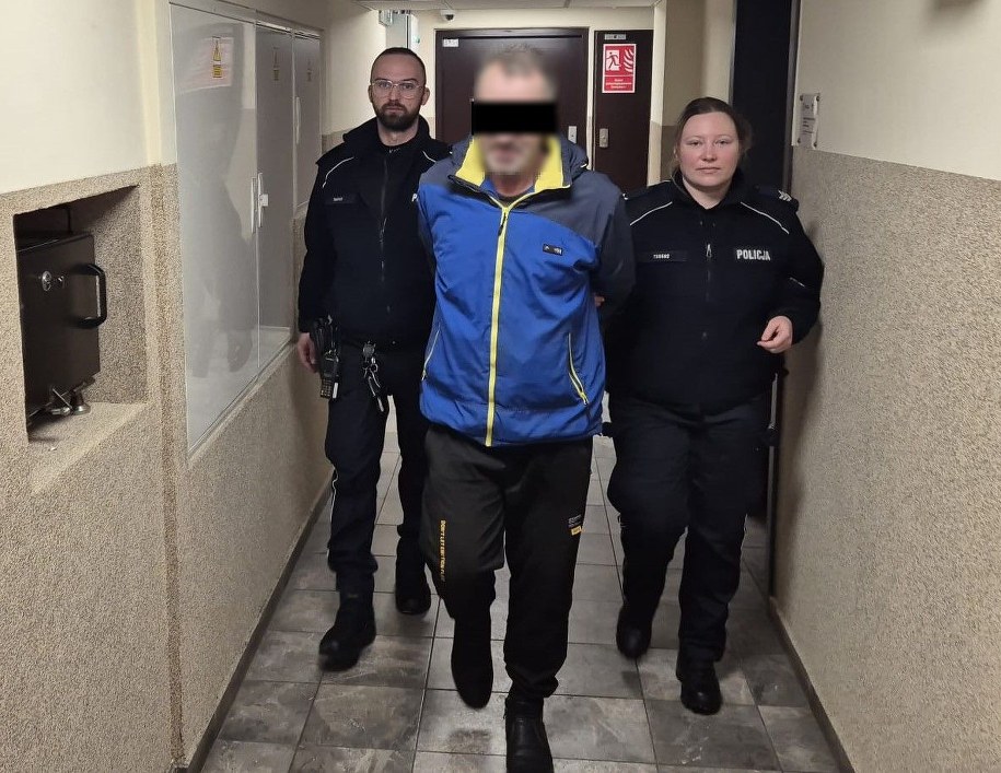 Zatrzymany 57-latek, fot. Policja Lublin /