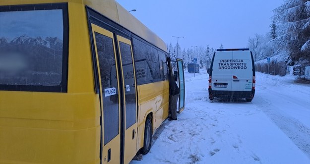 Zatrzymany autobus /ITD /Materiały prasowe