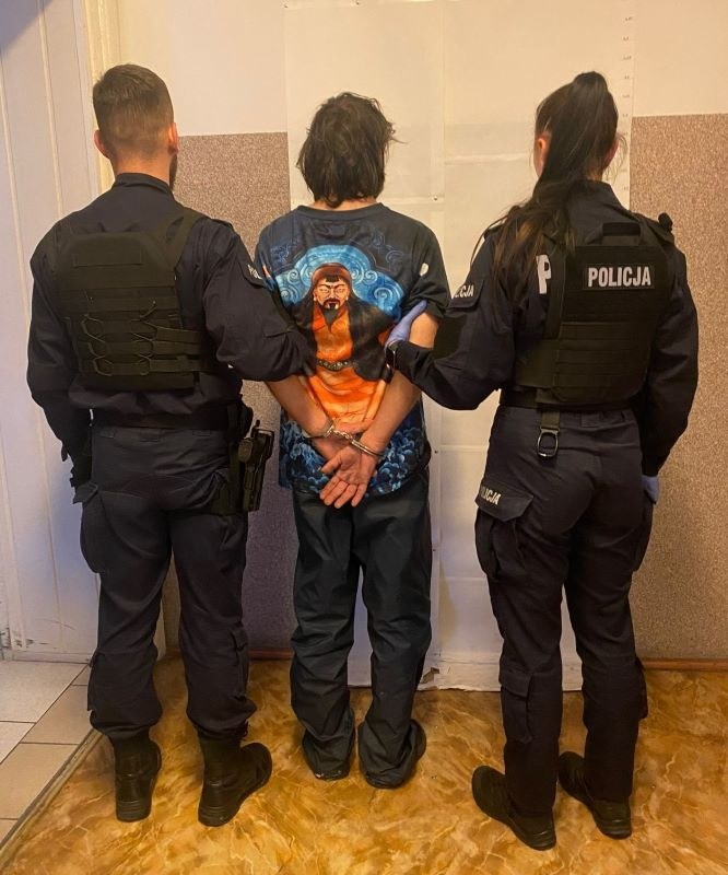 Zatrzymany mężczyzna najbliższe miesiące spędzi w areszcie /Policja Pomorska /Policja