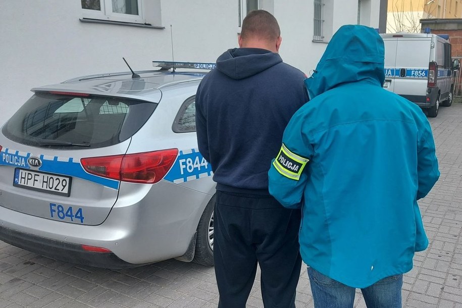 Zatrzymany mężczyzna w związku ze sprawą /Policja Łódź /Policja