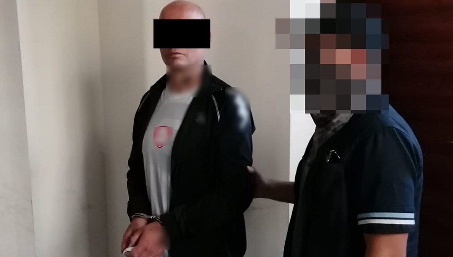 Zatrzymany mężczyzna /Policja