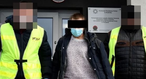 Zatrzymany mężczyzna /Policja