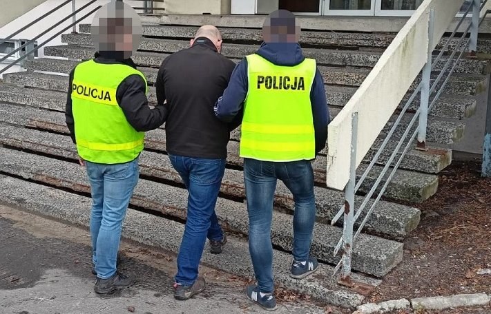 Zatrzymany mężczyzna /Policja